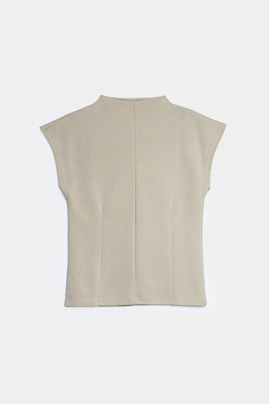 Fitted Top With Darts - Cougar Clothing