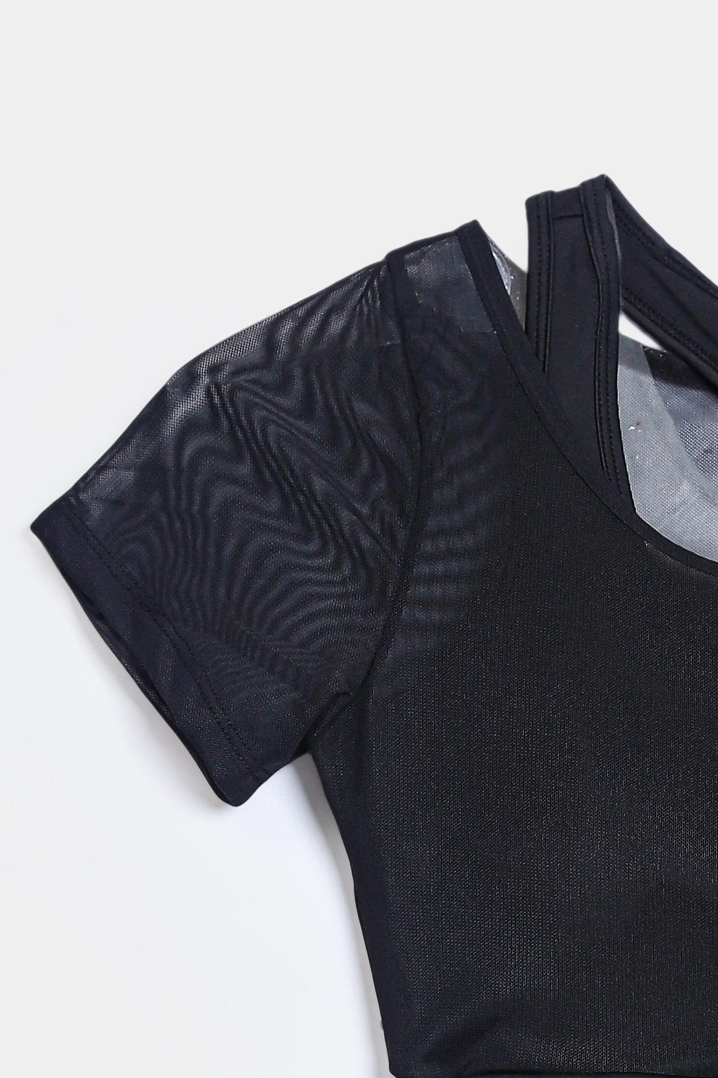 Activewear Cut-Out Crop Top - Cougar Clothing