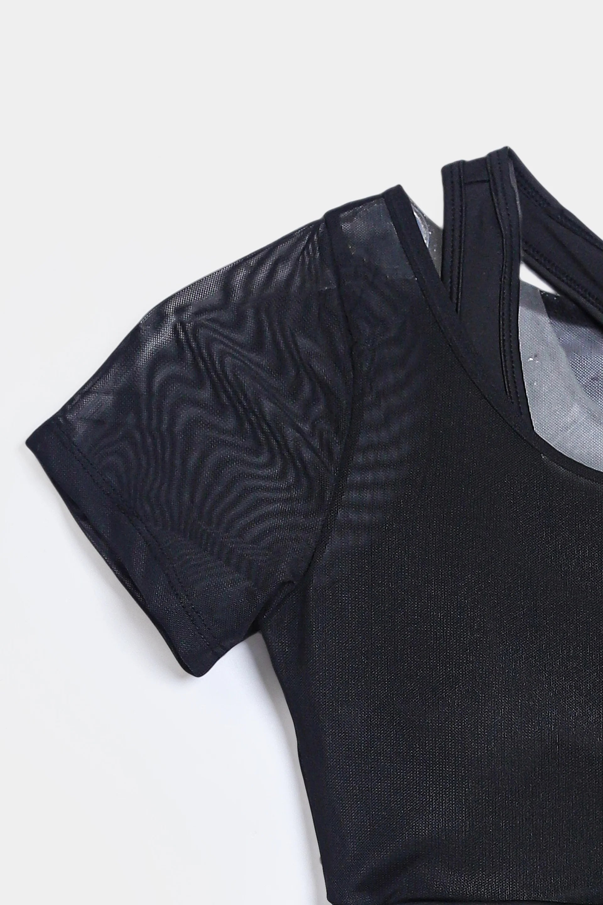 Activewear Cut-Out Crop Top - Cougar Clothing