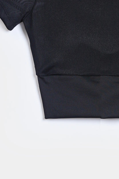 Activewear Cut-Out Crop Top - Cougar Clothing