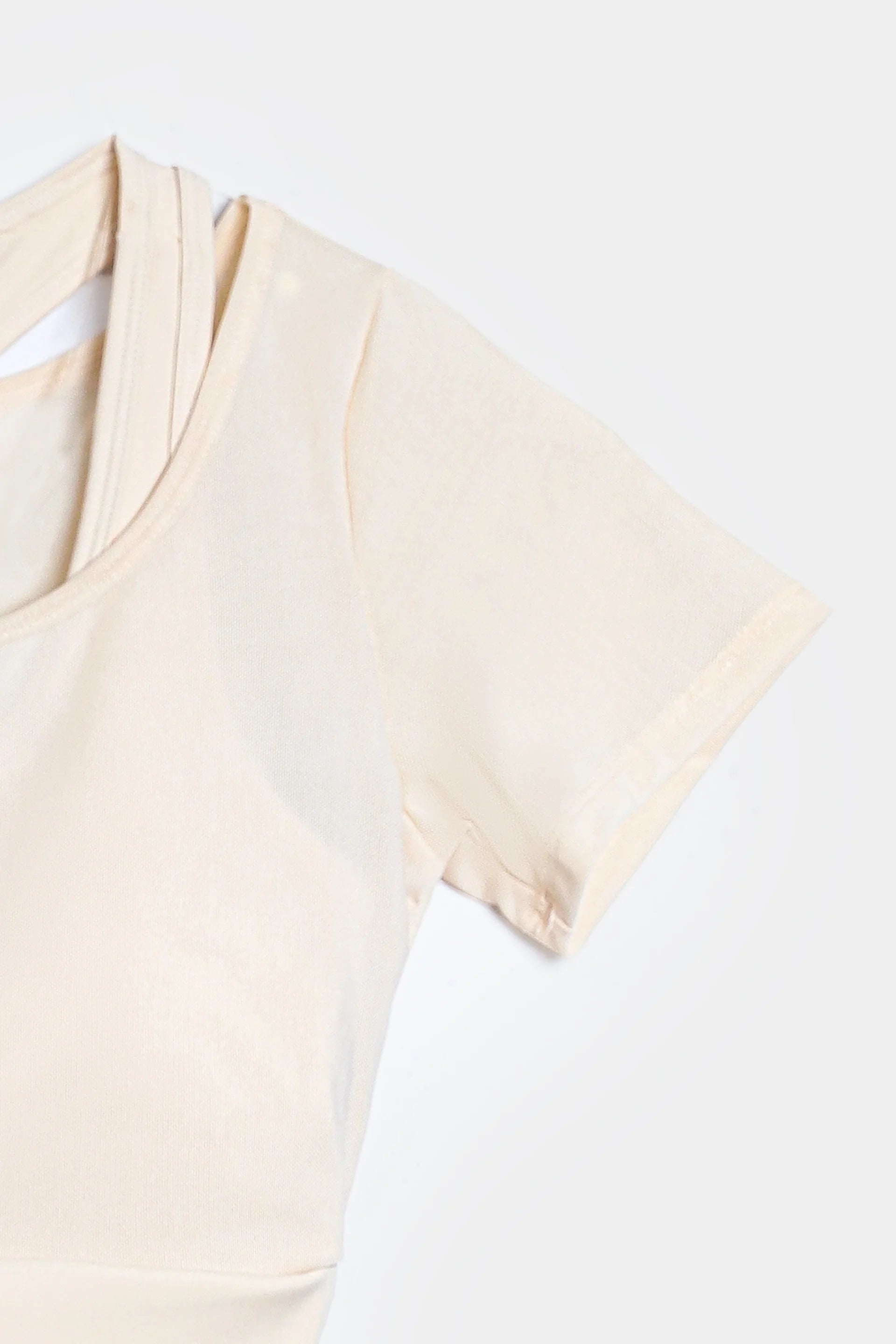 Activewear Cut-Out Crop Top - Cougar Clothing