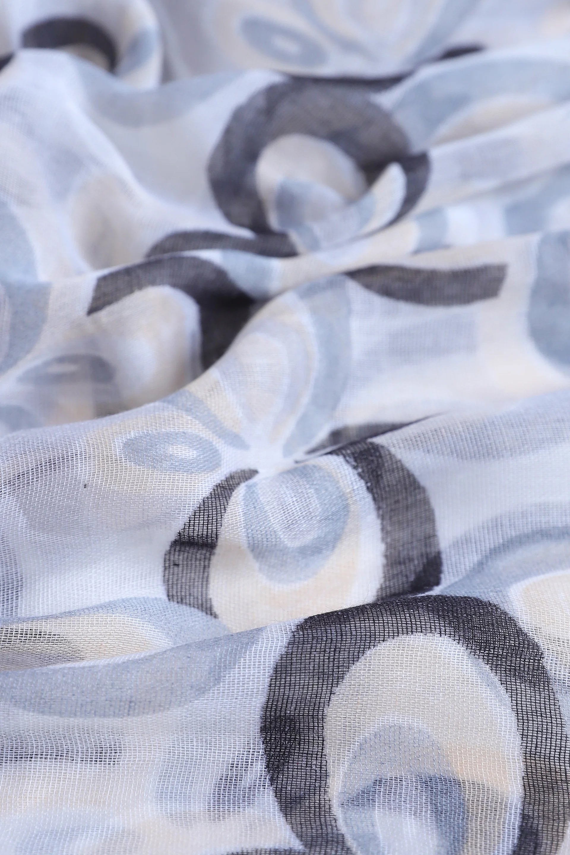 Contrast Printed Scarf - Cougar Clothing