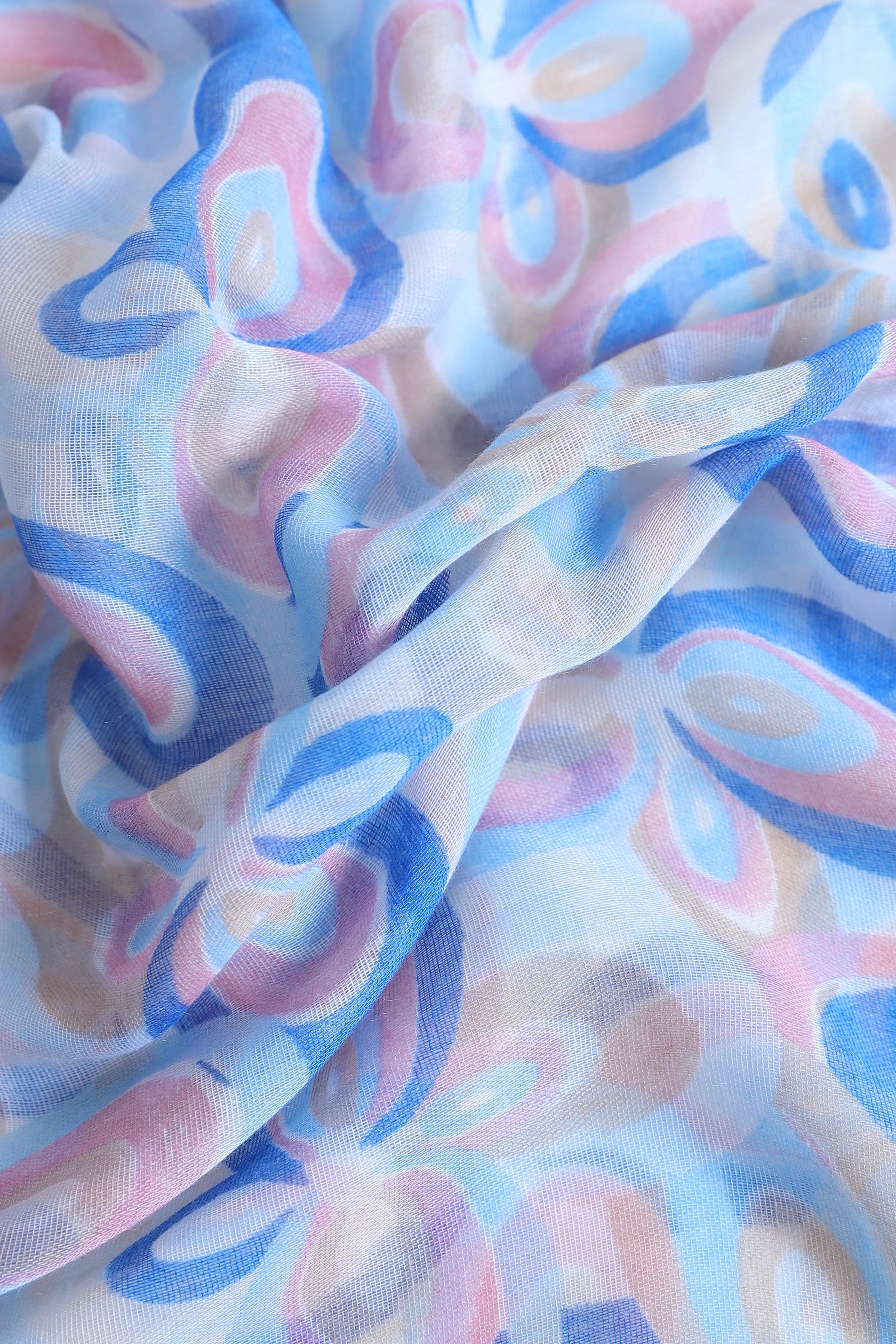 Circle Printed Scarf - Cougar Clothing