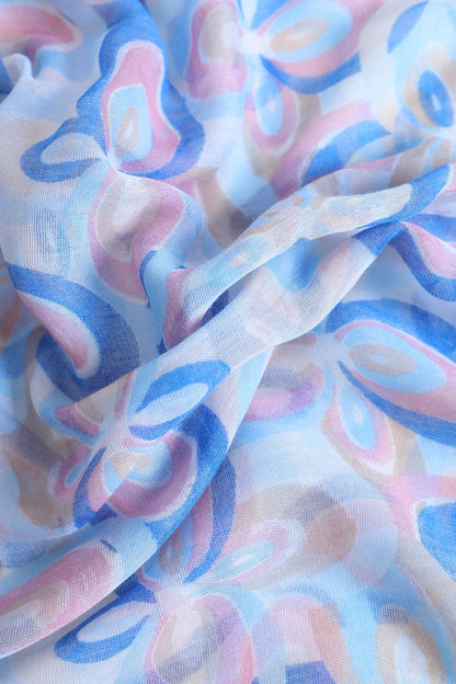 Circle Printed Scarf - Cougar Clothing