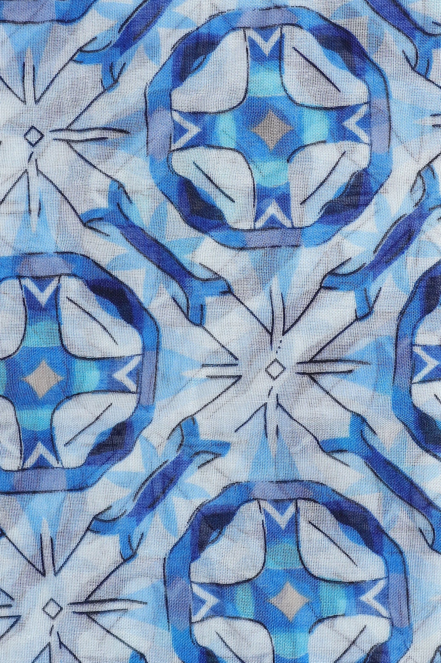 Geometric Pattern Scarf - Cougar Clothing
