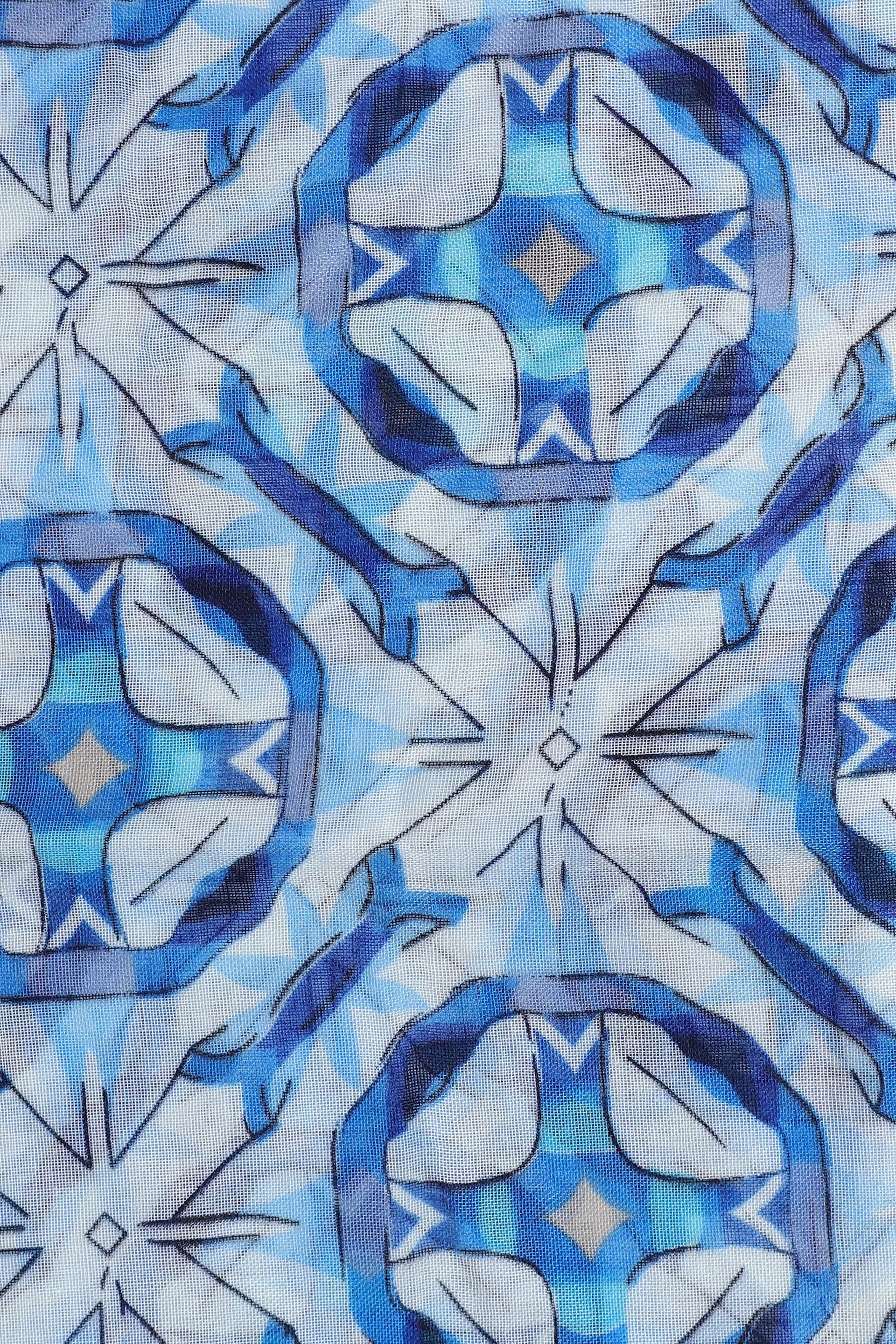 Geometric Pattern Scarf - Cougar Clothing