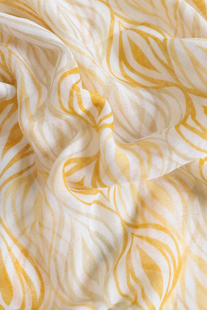 Wavy Printed Scarf - Cougar Clothing