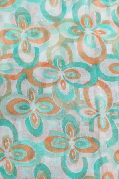 Contrast Printed Scarf - Cougar Clothing