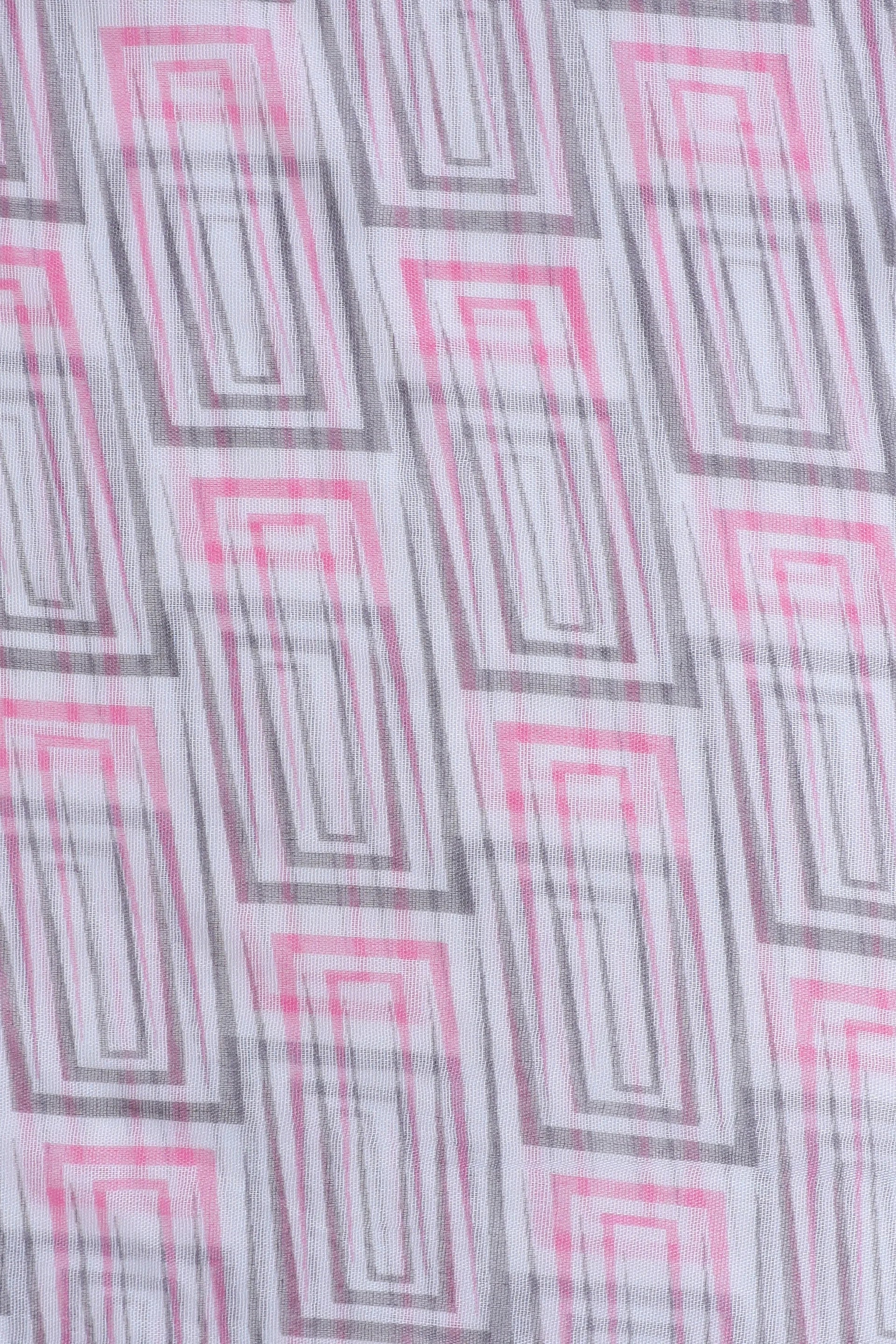Square Print Scarf - Cougar Clothing