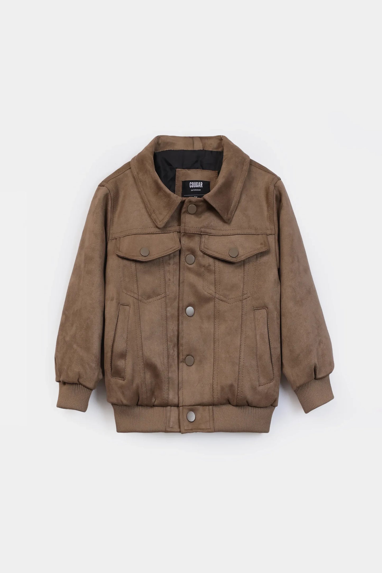 Faux Suede Jacket - Cougar Clothing