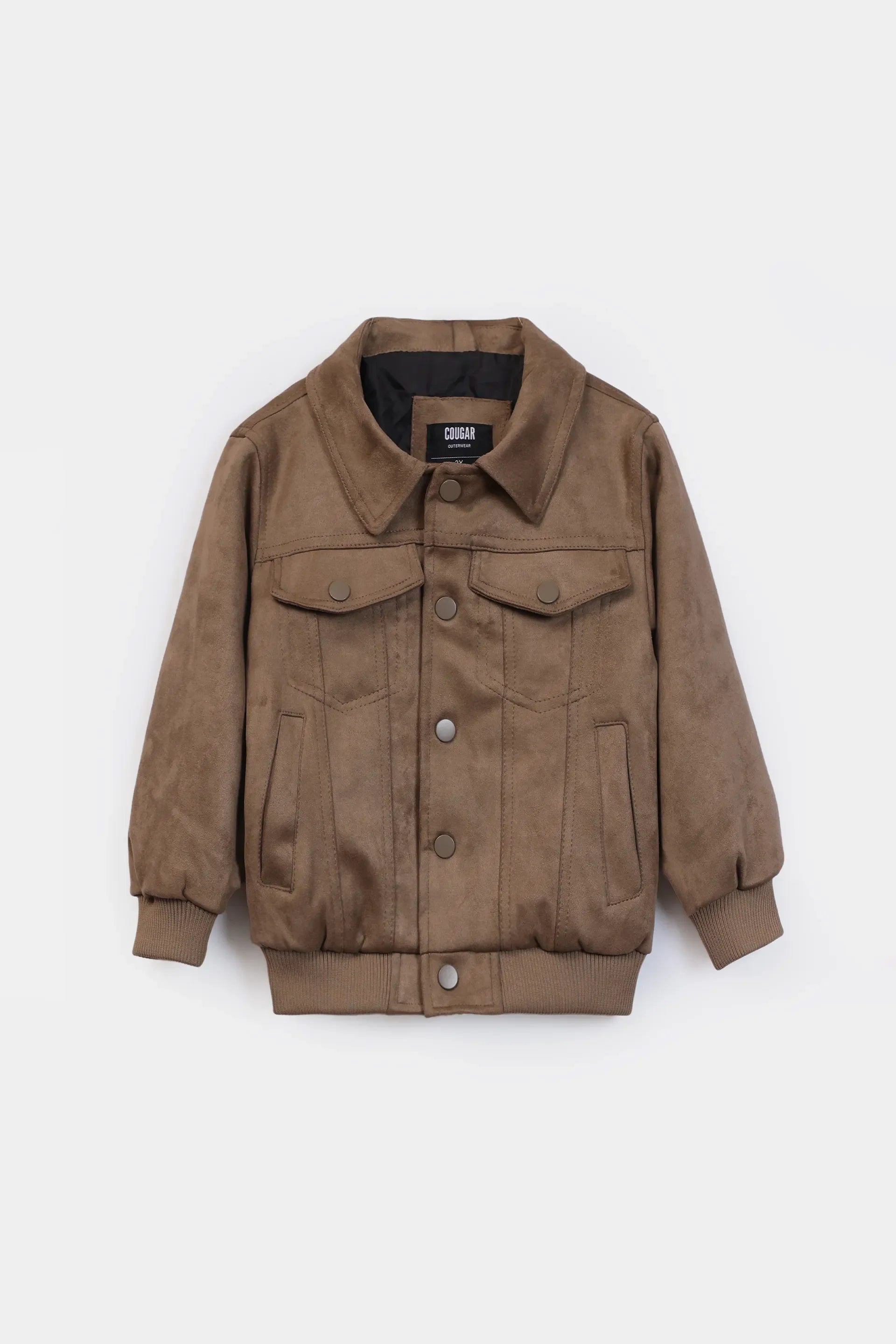 Faux Suede Jacket - Cougar Clothing