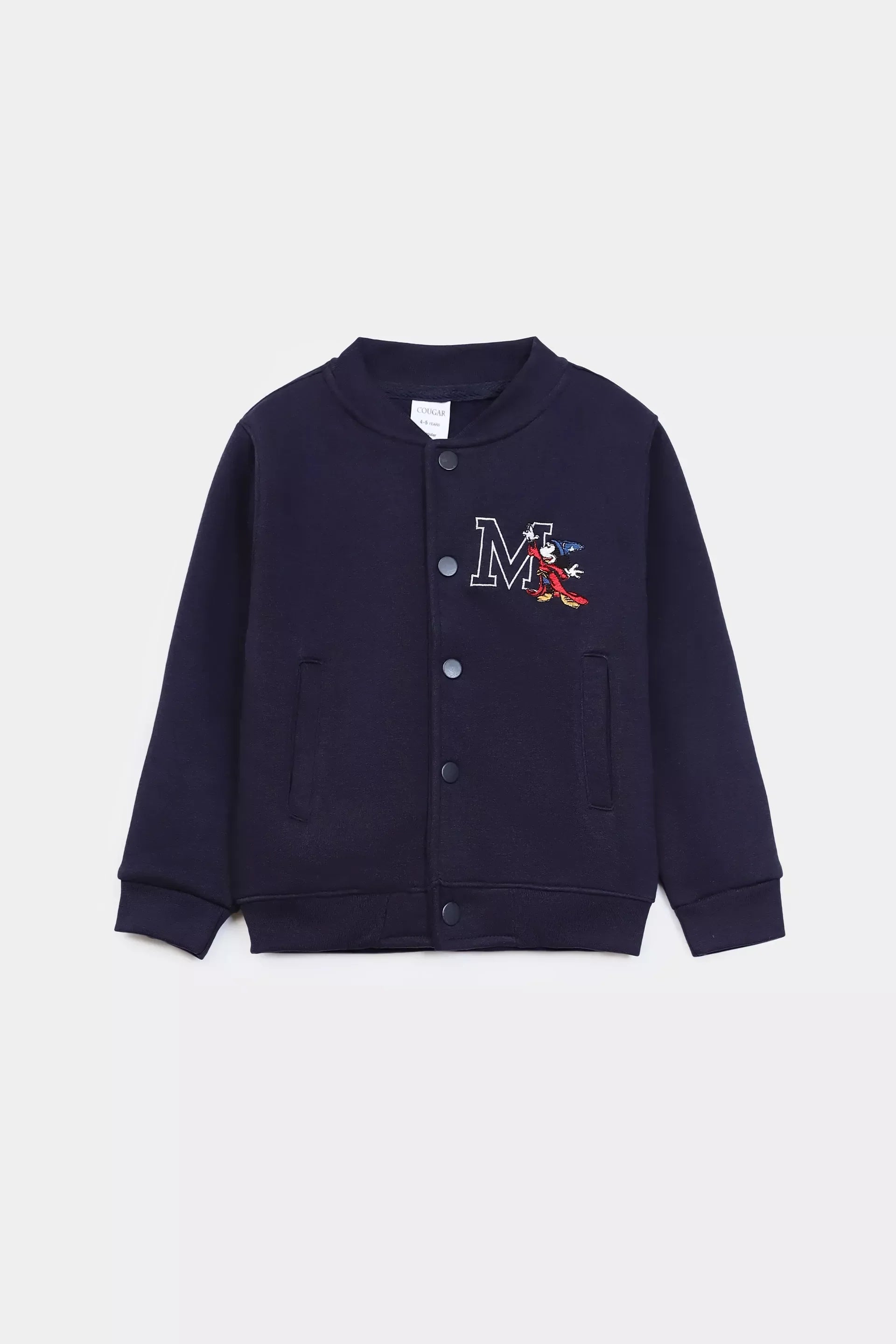 Button-Front Fleece Jacket - Cougar Clothing