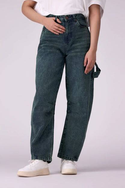 Tinted Baggy Jeans - Cougar Clothing