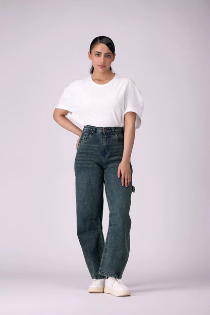 Tinted Baggy Jeans - Cougar Clothing
