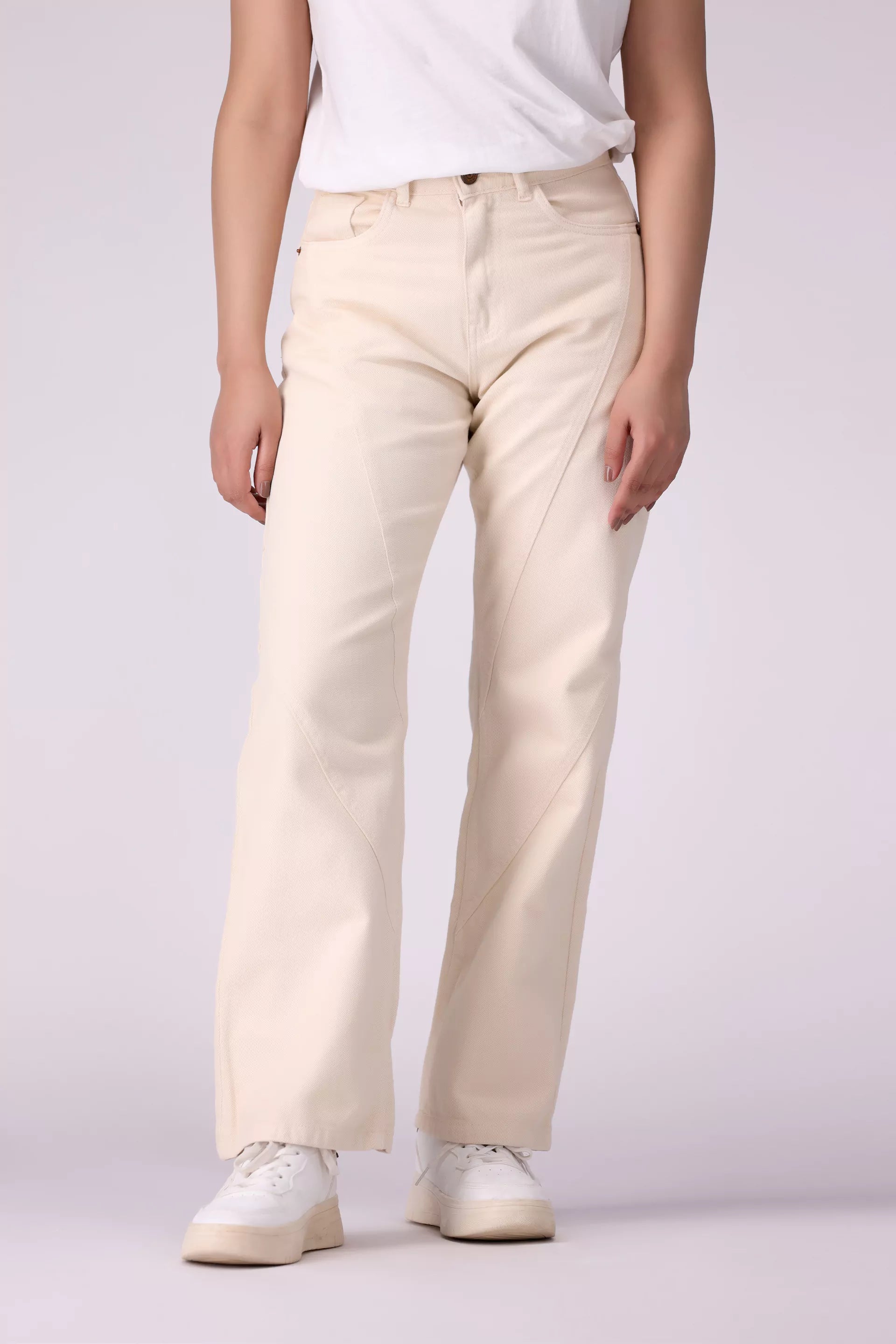 Tapered Wide Leg Jeans - Cougar Clothing