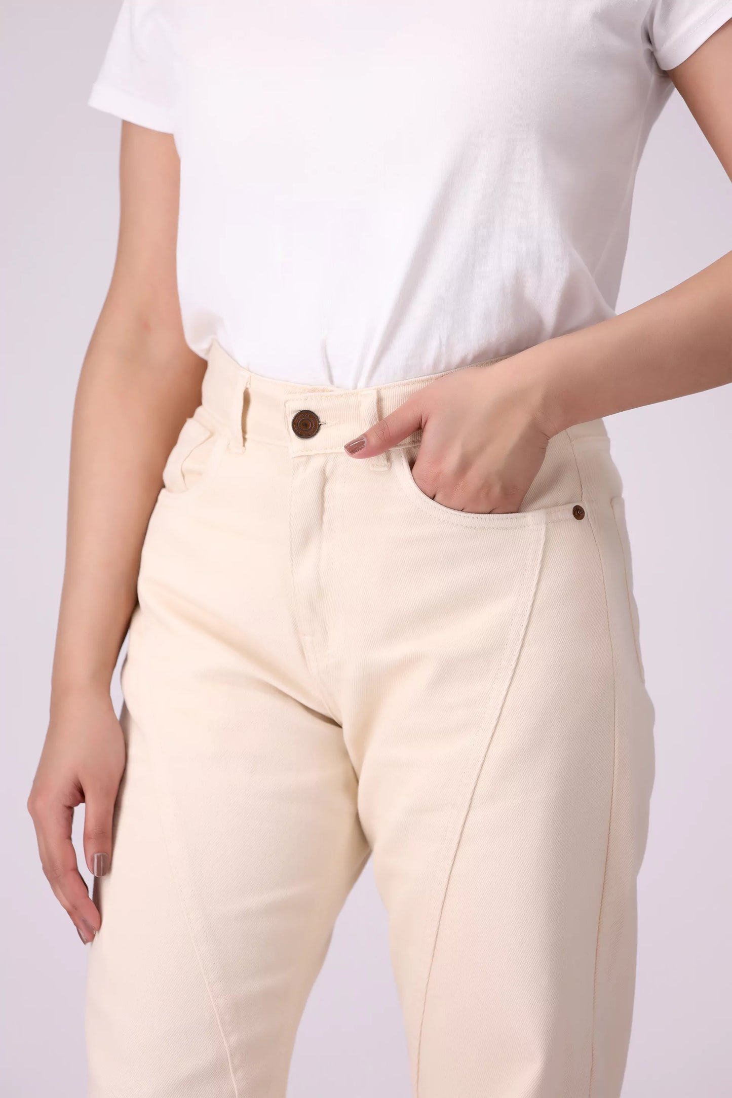 Tapered Wide Leg Jeans - Cougar Clothing