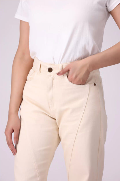Tapered Wide Leg Jeans - Cougar Clothing