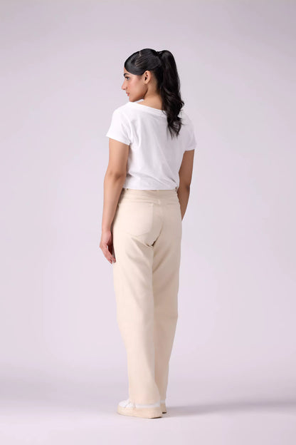Tapered Wide Leg Jeans - Cougar Clothing