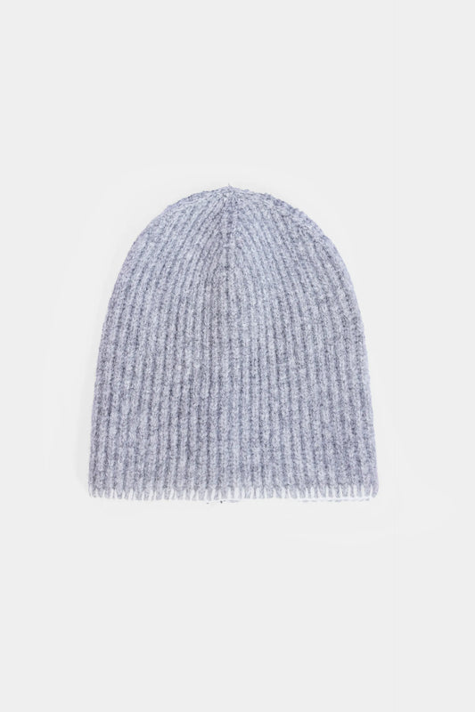 Contrast Stitch Knit Beanie - Cougar Clothing