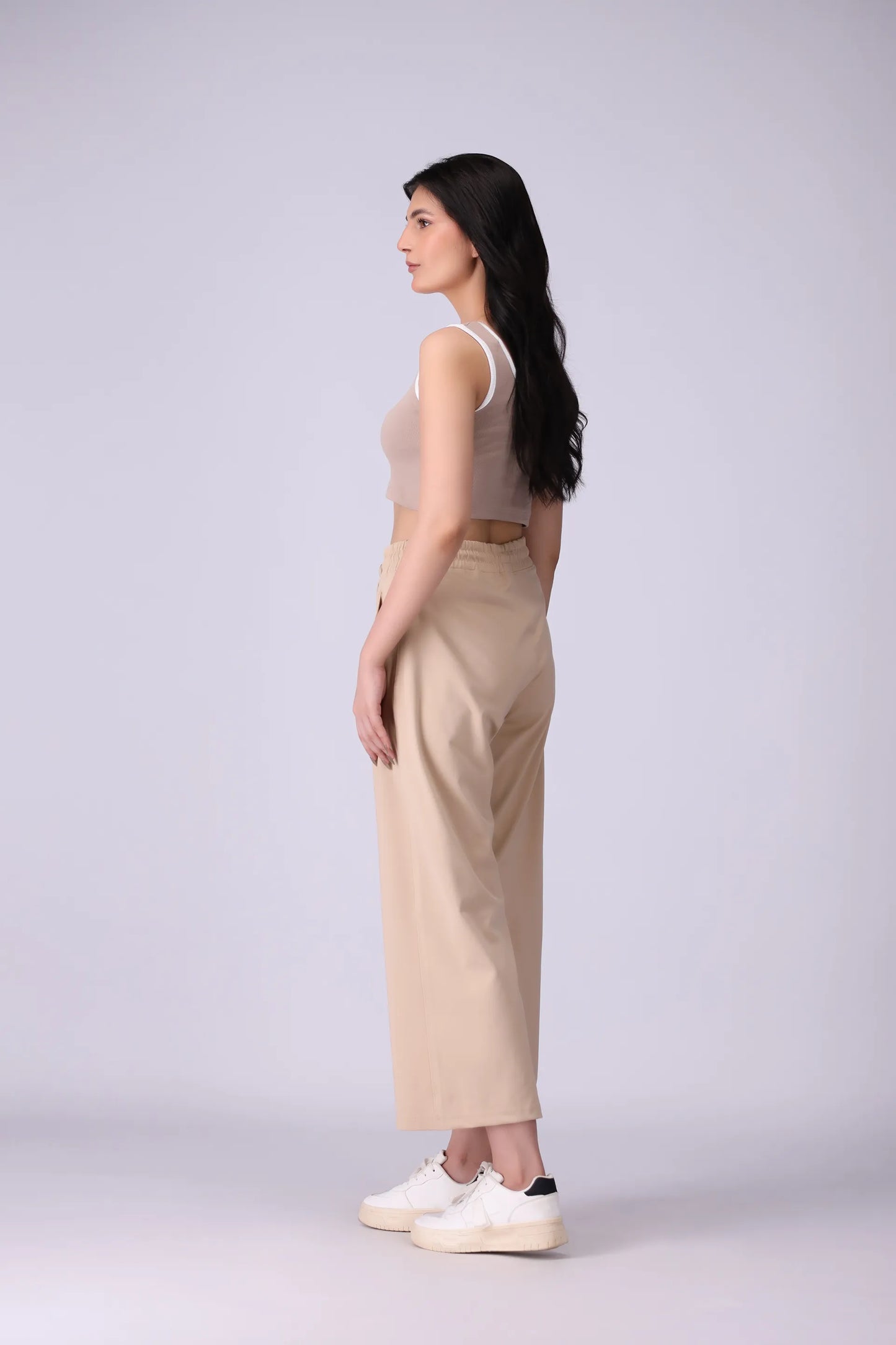 Cropped Ribbed Vest - Cougar Clothing