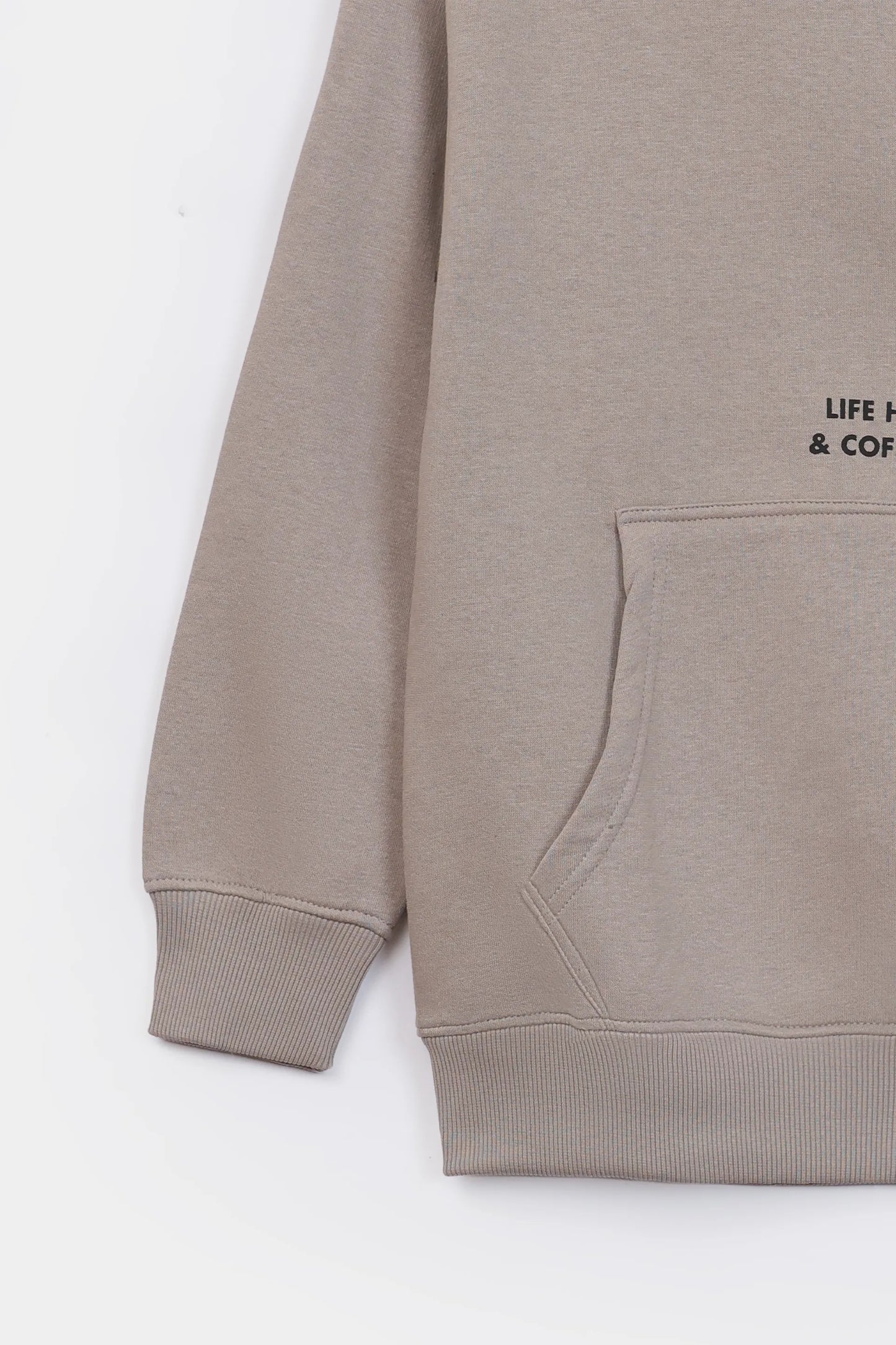 Slogan Printed Hoodie - Cougar Clothing