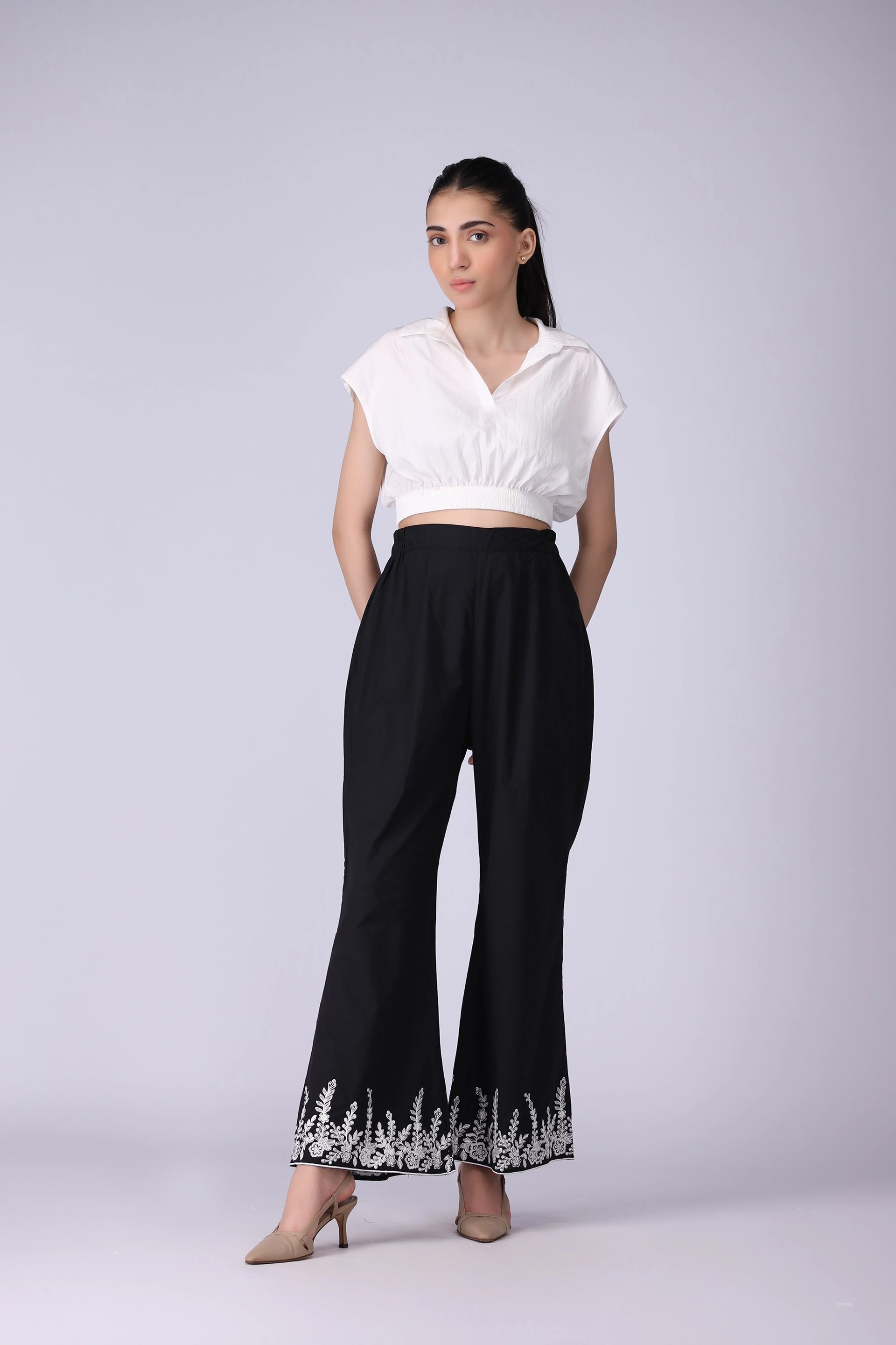 Embroidered Culottes - Cougar Clothing