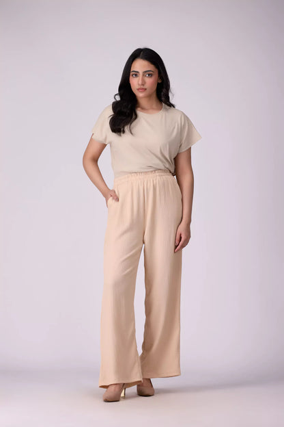 Textured Culottes - Cougar Clothing