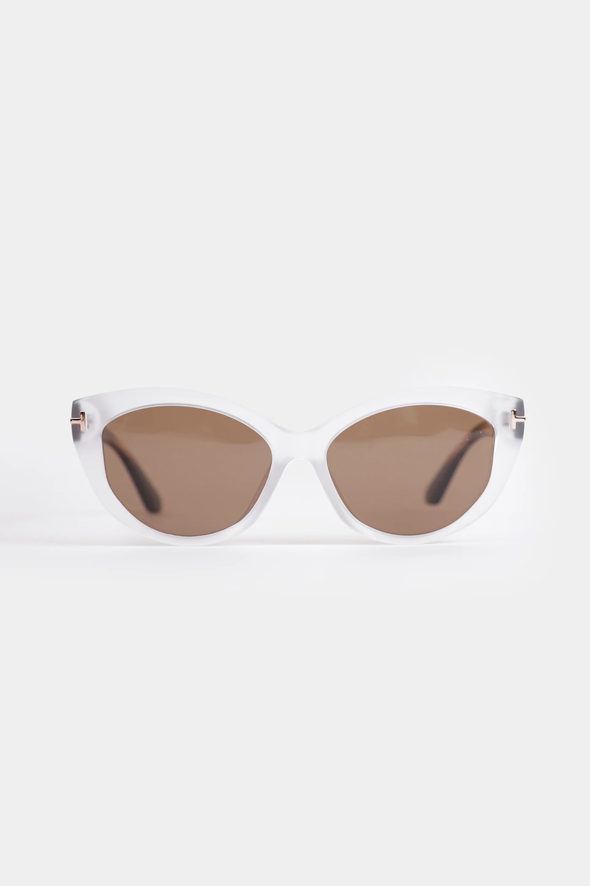 Cat-Eye Sunglasses With Contrast Temples - Cougar Clothing