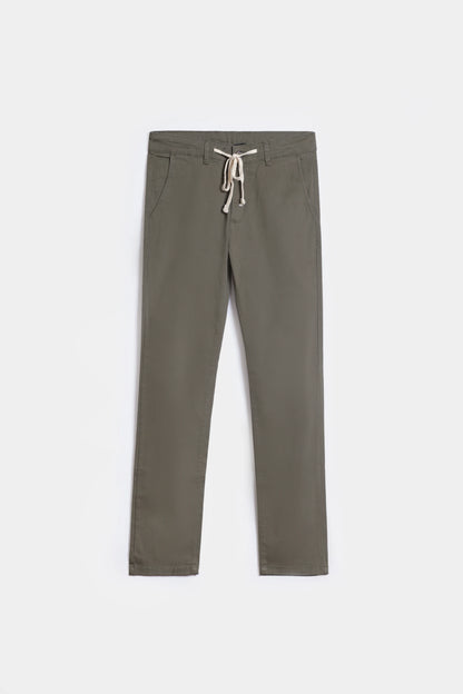 Drawcord Chino Pants - Cougar Clothing