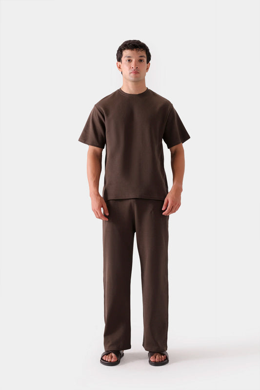 Waffle Knit T-Shirt - Cougar Clothing
