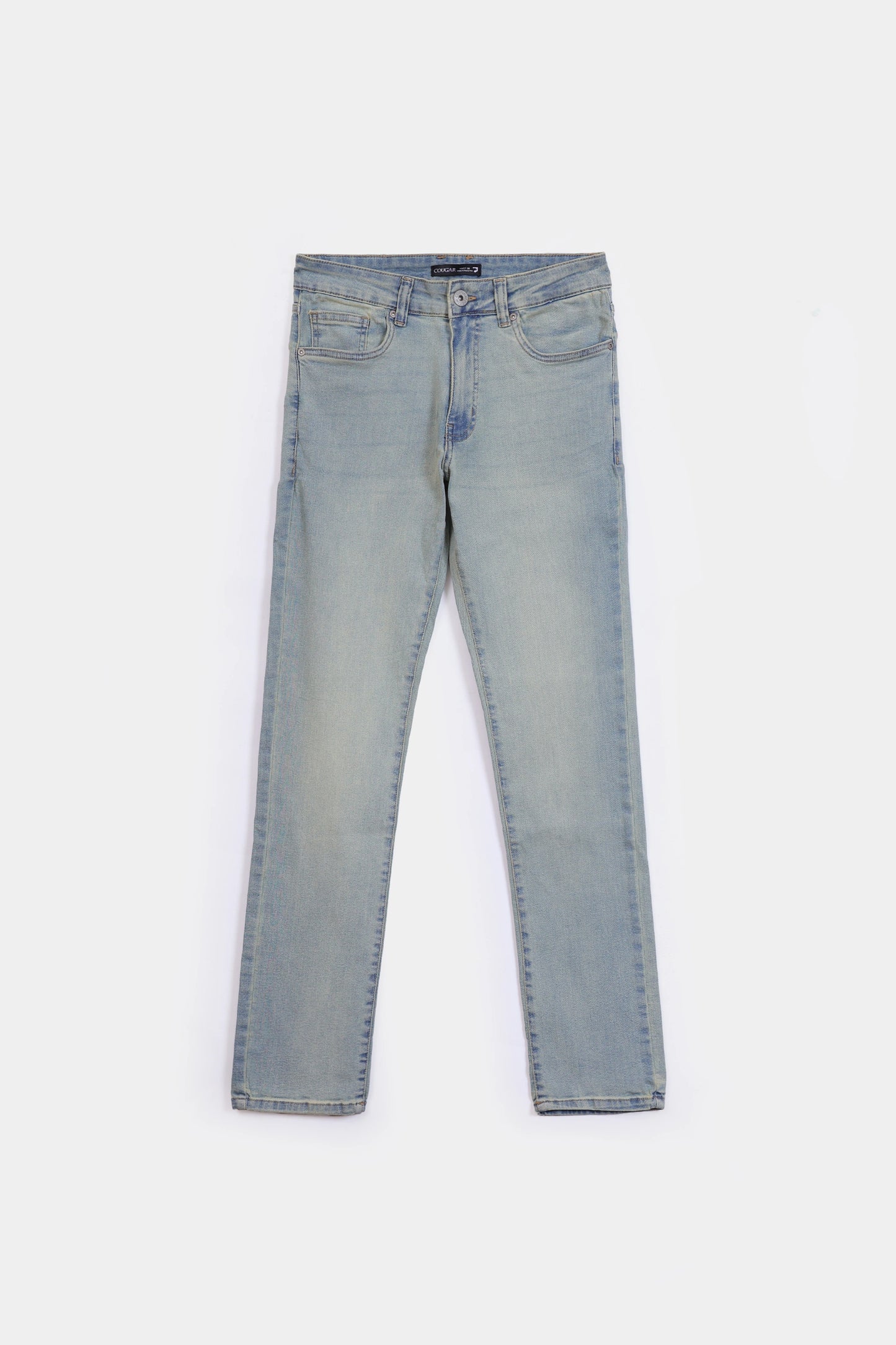 Slim Fit Light Wash Jeans - Cougar Clothing