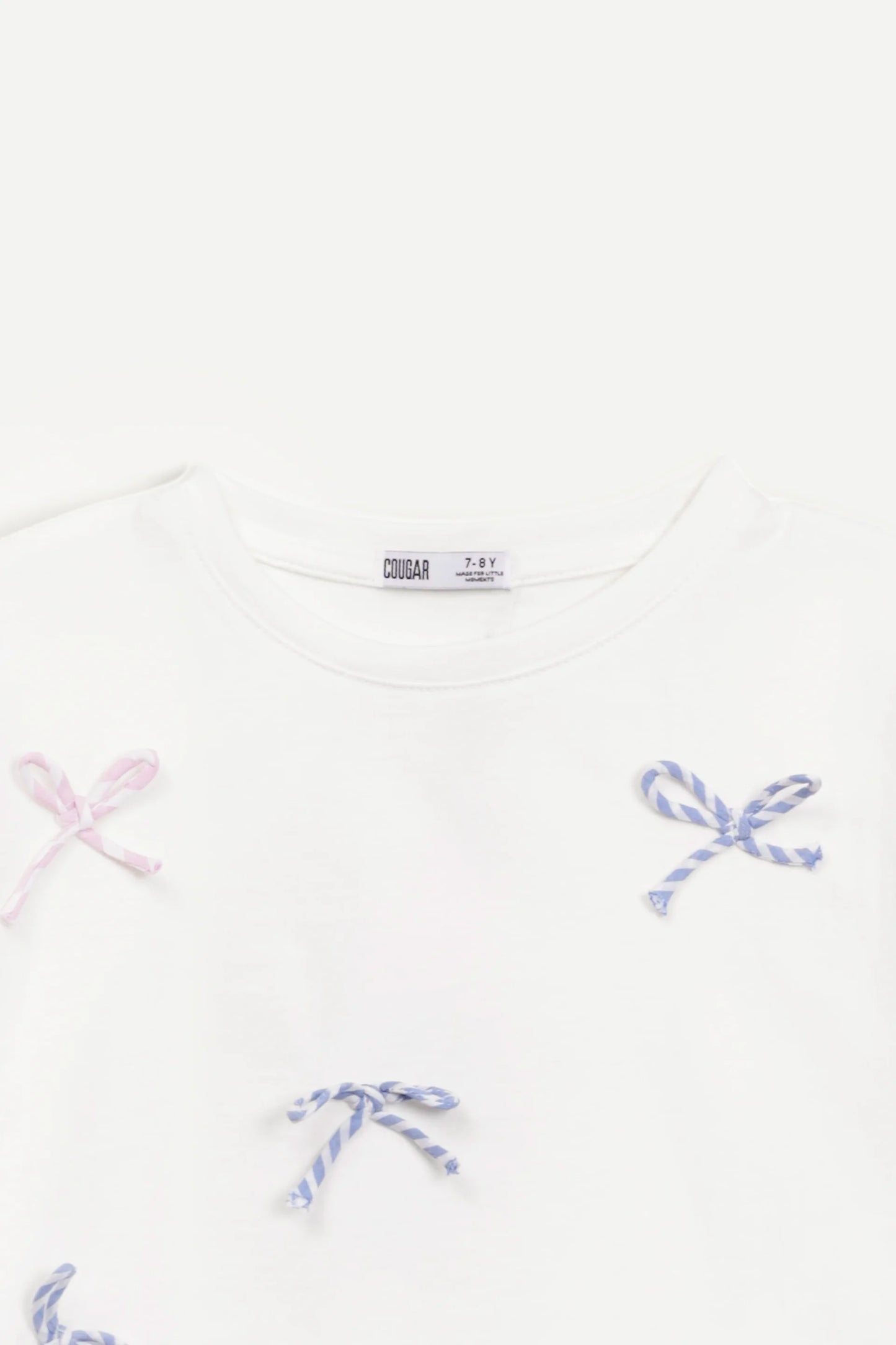 Jersey Tee With Bows - Cougar Clothing