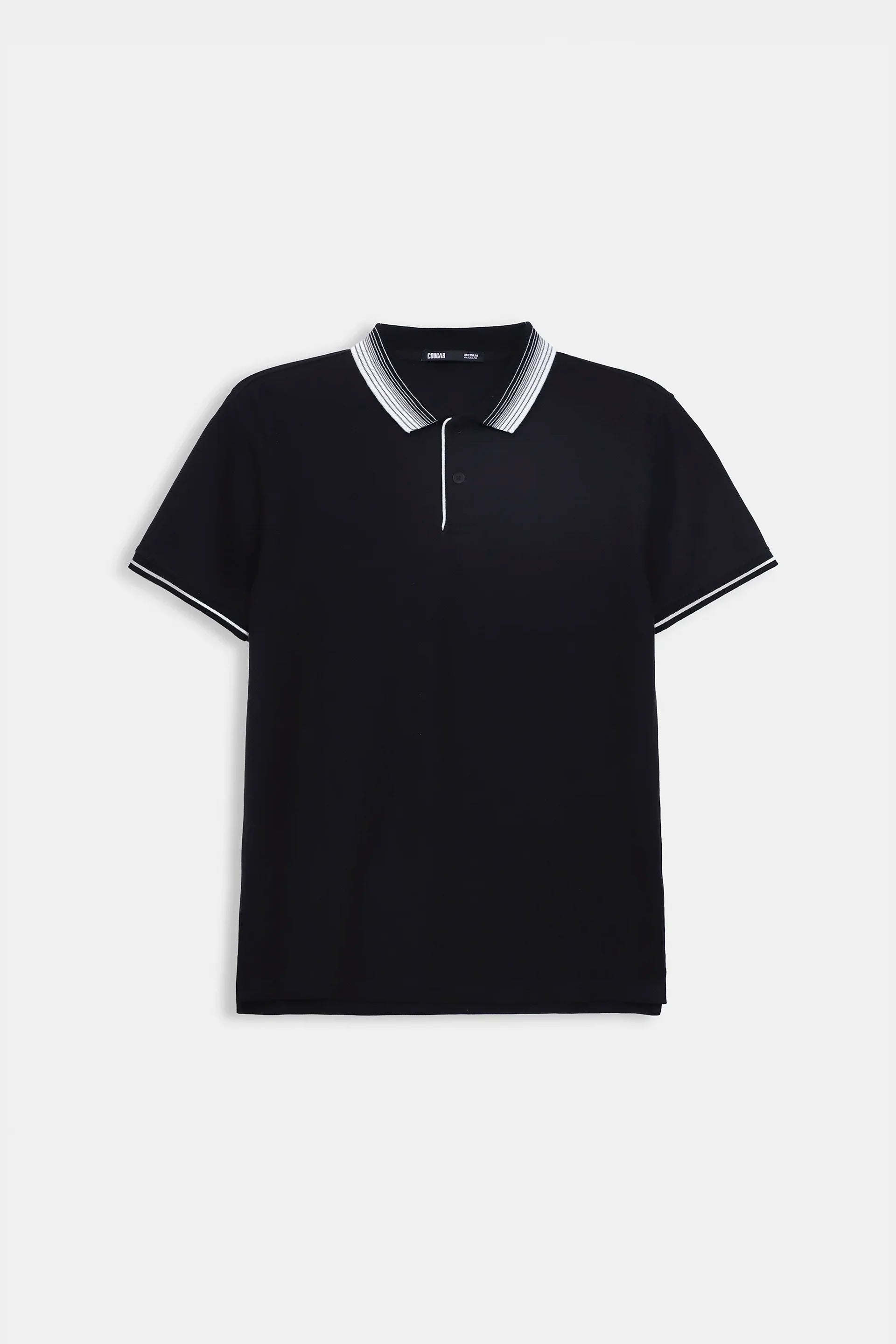 Tipped Honeycomb Polo - Cougar Clothing