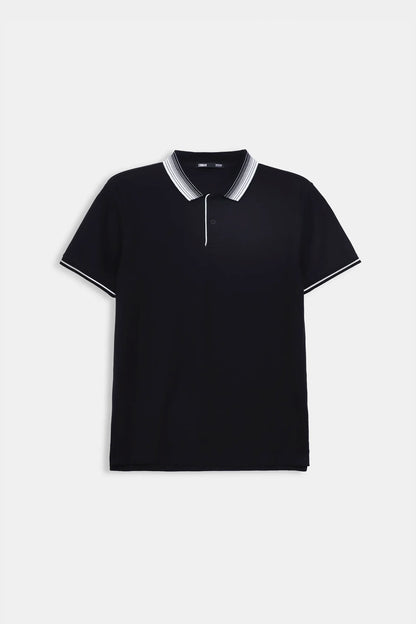 Tipped Honeycomb Polo - Cougar Clothing