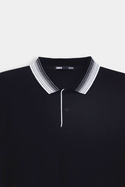 Tipped Honeycomb Polo - Cougar Clothing