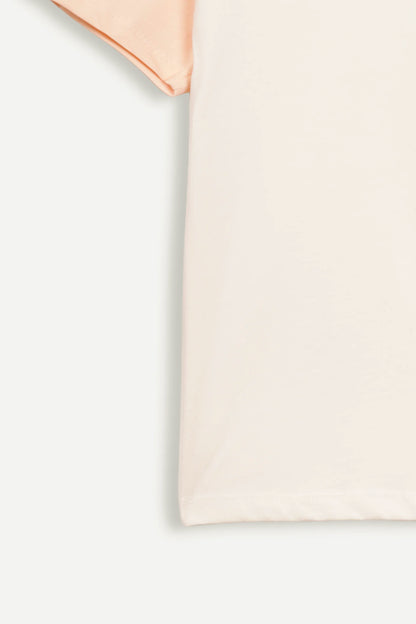 Embroidered Color Block Tee - Cougar Clothing