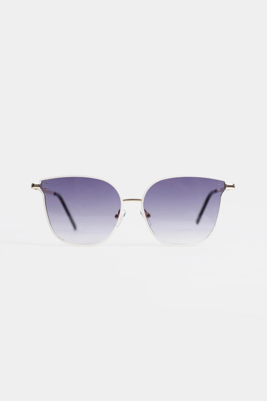 Gradient Metallic-Framed Sunglasses - Cougar Clothing