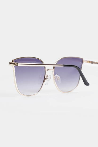 Gradient Metallic-Framed Sunglasses - Cougar Clothing