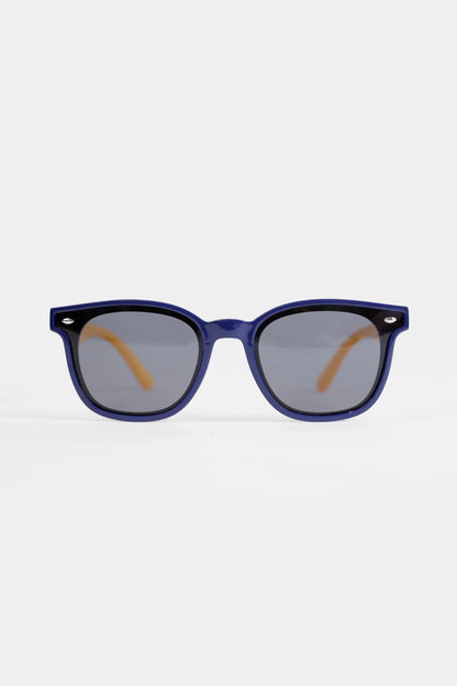 Square Sunglasses With Contrast Temples - Cougar Clothing