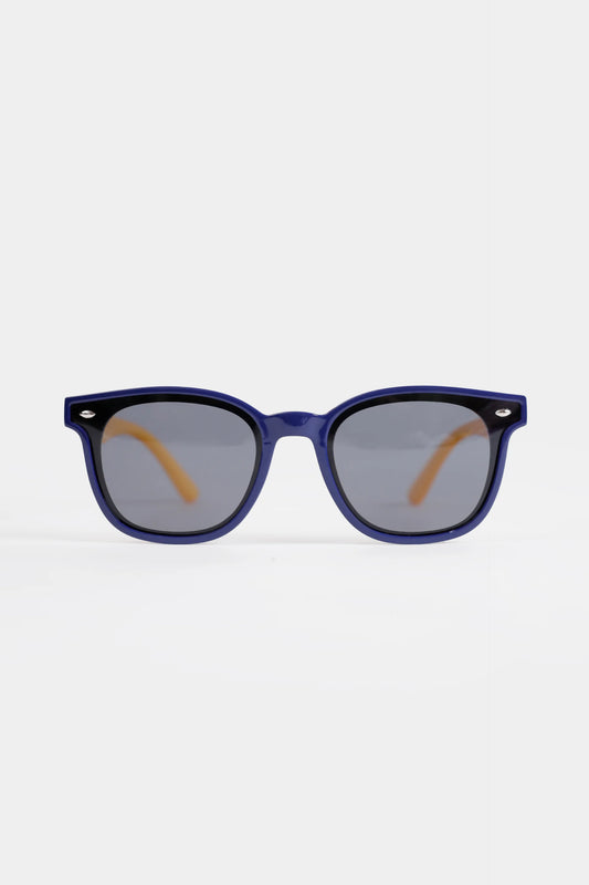 Square Sunglasses With Contrast Temples - Cougar Clothing
