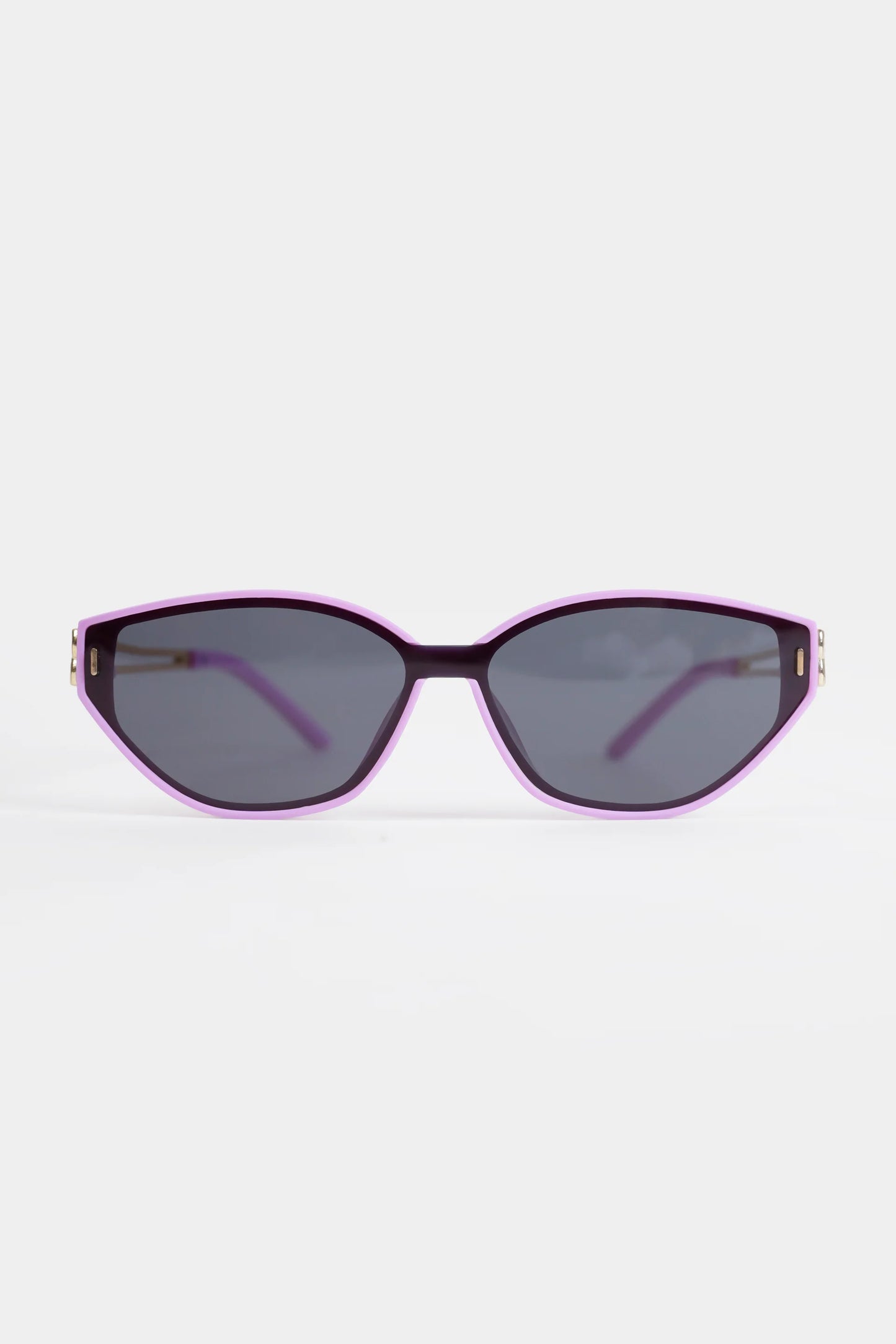 Sunglasses With Metallic Temple - Cougar Clothing