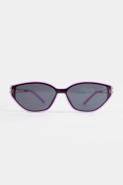 Sunglasses With Metallic Temple - Cougar Clothing