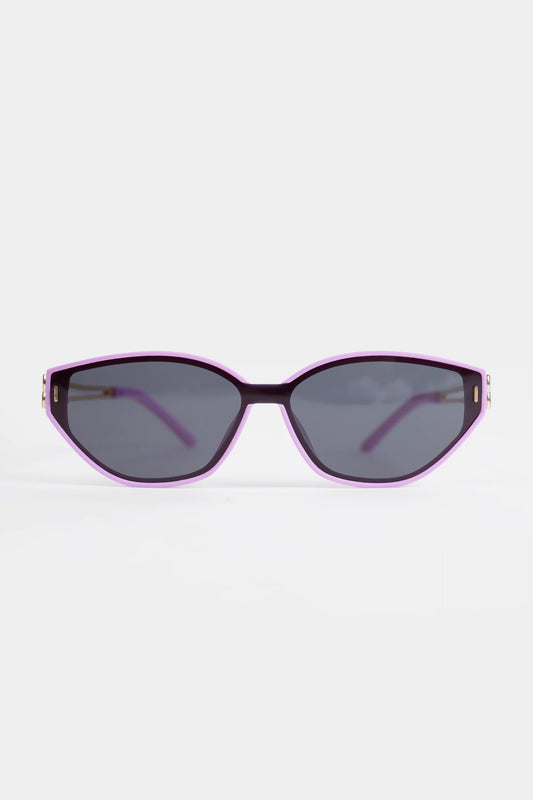 Sunglasses With Metallic Temple - Cougar Clothing
