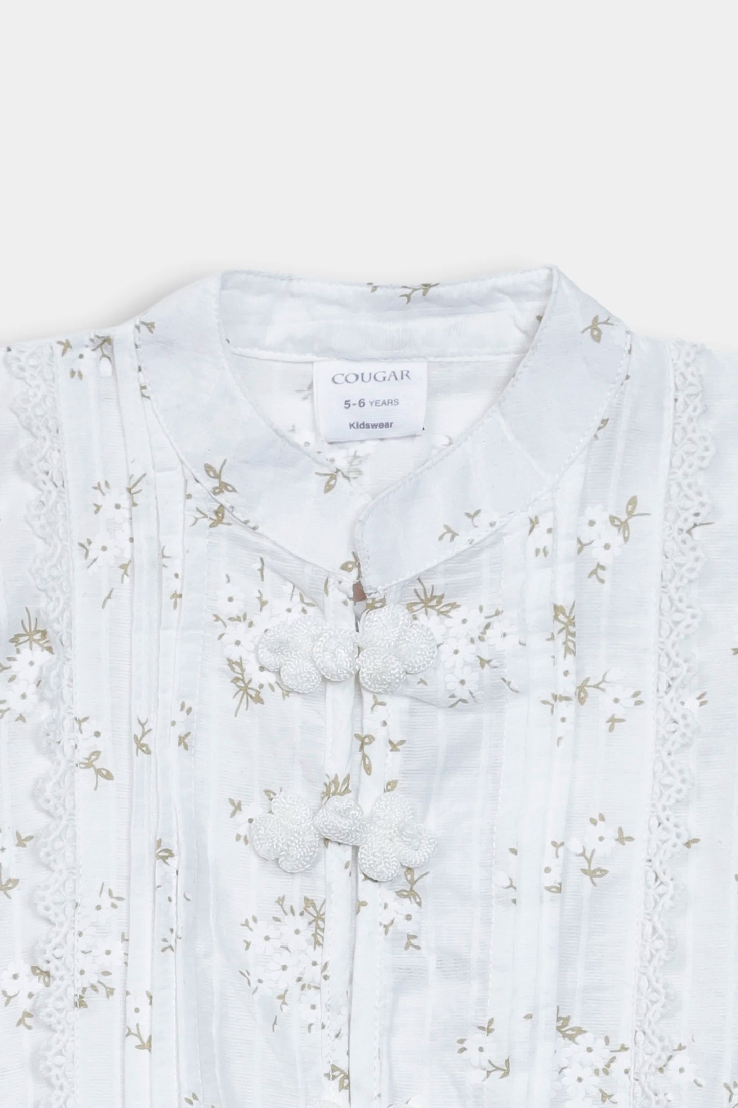 Printed Pleated Top - Cougar Clothing