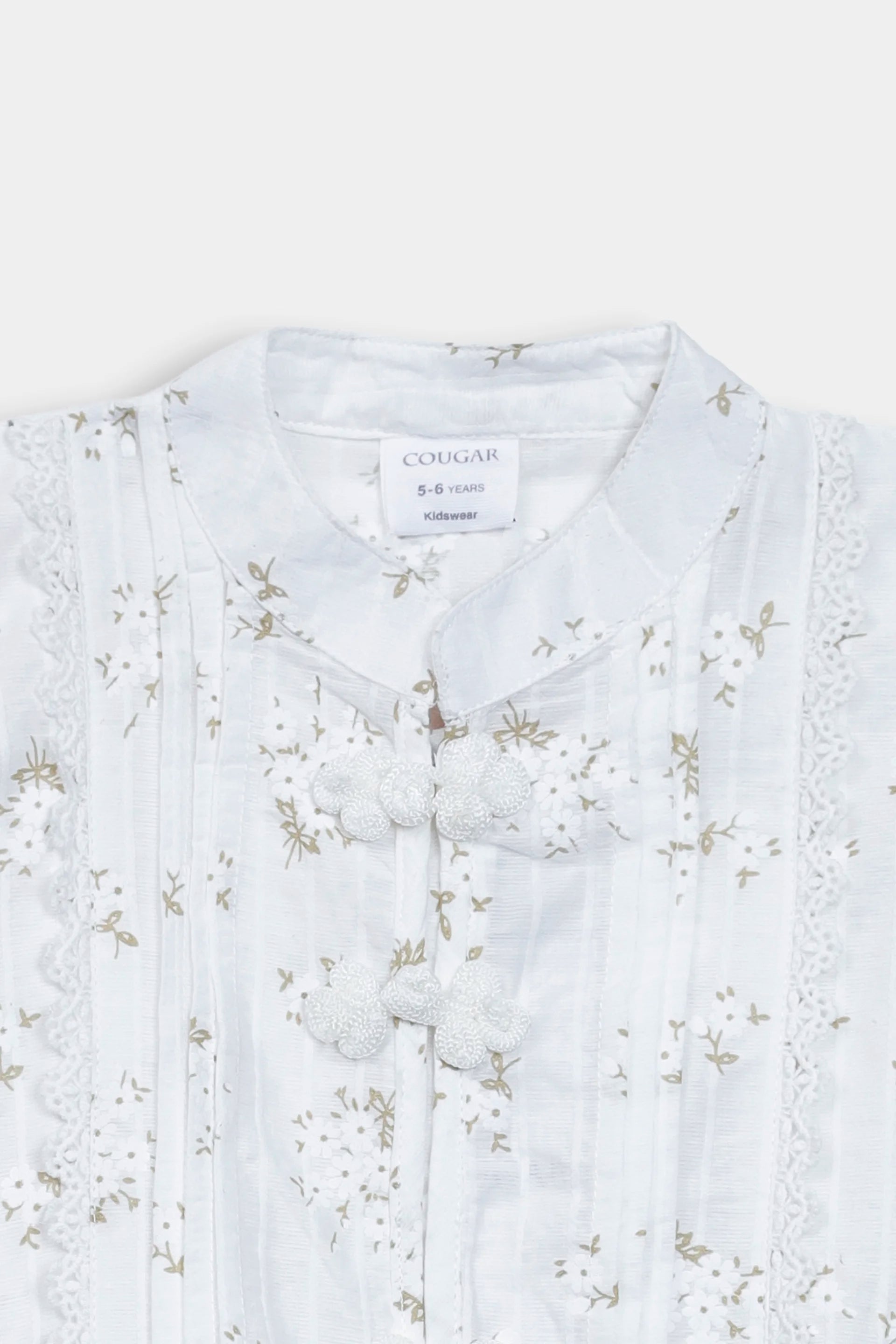 Printed Pleated Top - Cougar Clothing