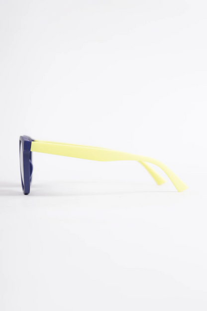 Contrast Frame Sunglasses - Cougar Clothing