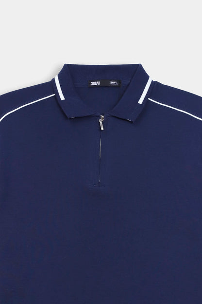 Quarter Zip Polo - Cougar Clothing