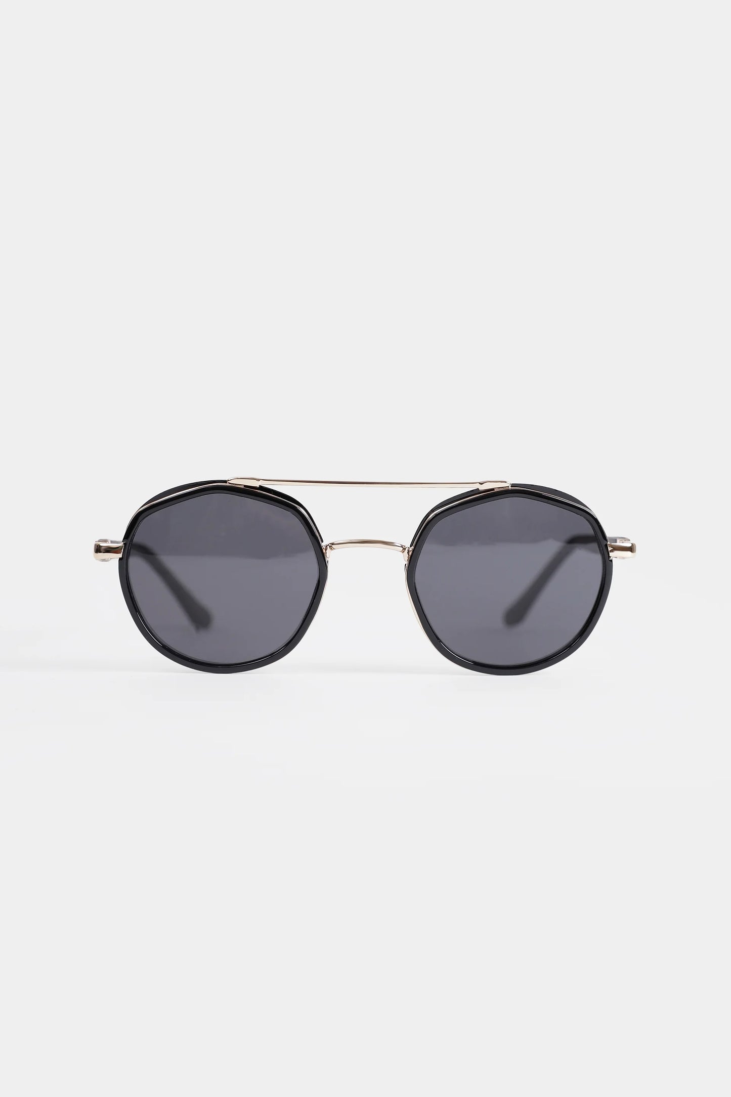 Double Bridge Metal-Frame Sunglasses - Cougar Clothing