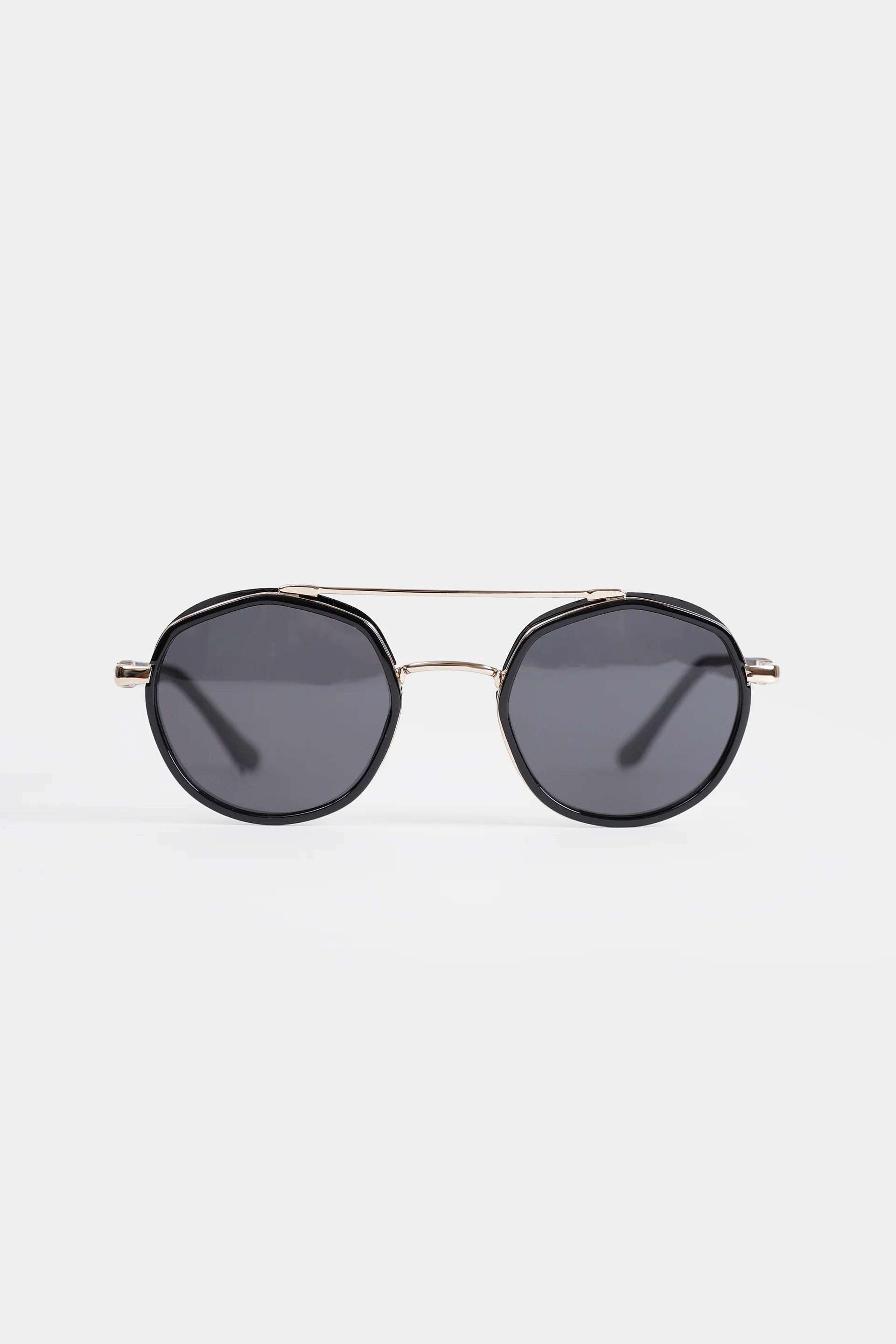 Double Bridge Metal-Frame Sunglasses - Cougar Clothing