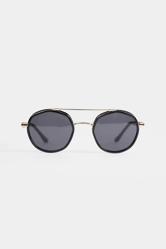 Double Bridge Metal-Frame Sunglasses - Cougar Clothing